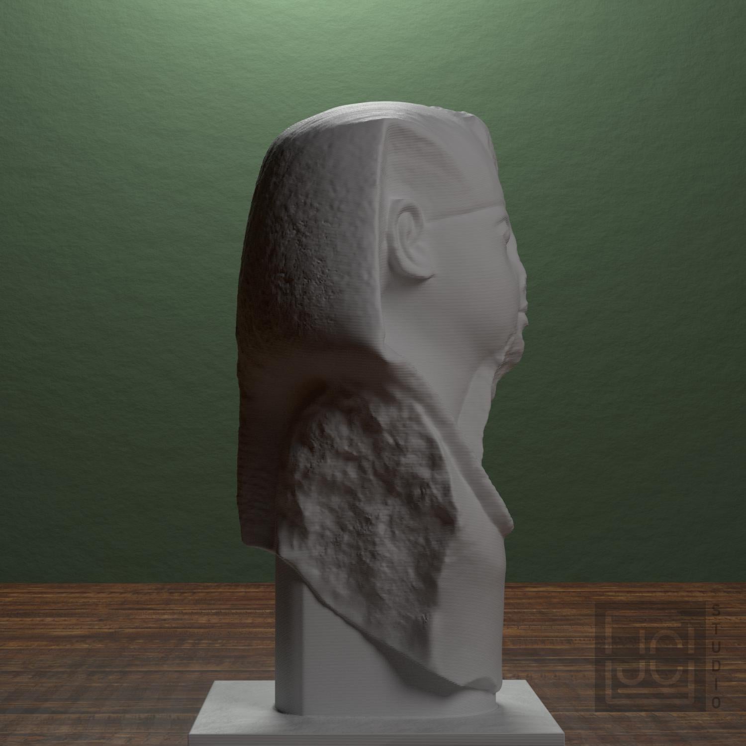 Head of a 19th Dynasty Pharaoh supplemental reference photo 2