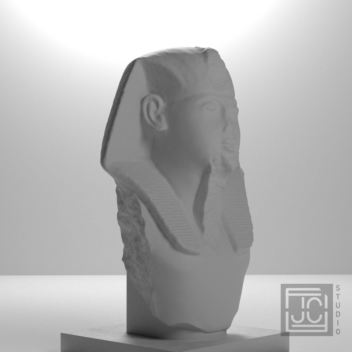 Head of a 19th Dynasty Pharaoh supplemental reference photo 6