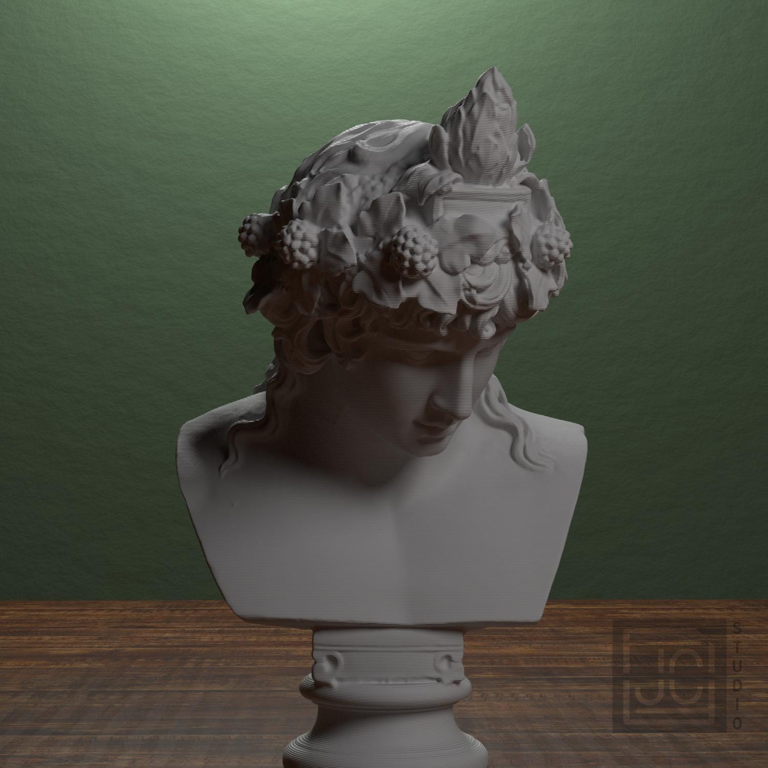 Bust of Antinous as Dionysus supplemental reference photo 1