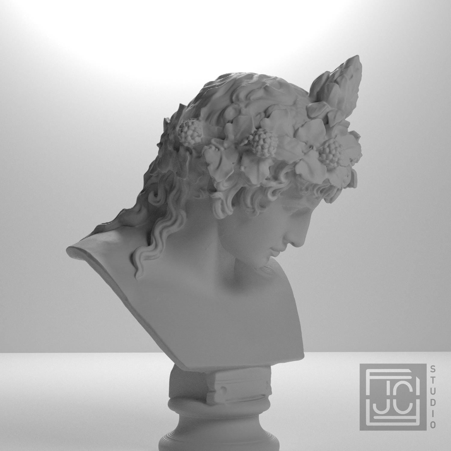 Bust of Antinous as Dionysus supplemental reference photo 6
