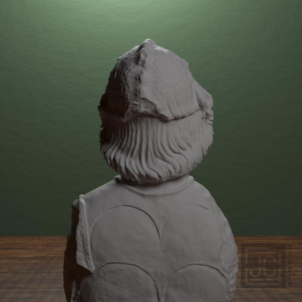 Helmet-clad man and chest harness with relief supplemental reference photo 3