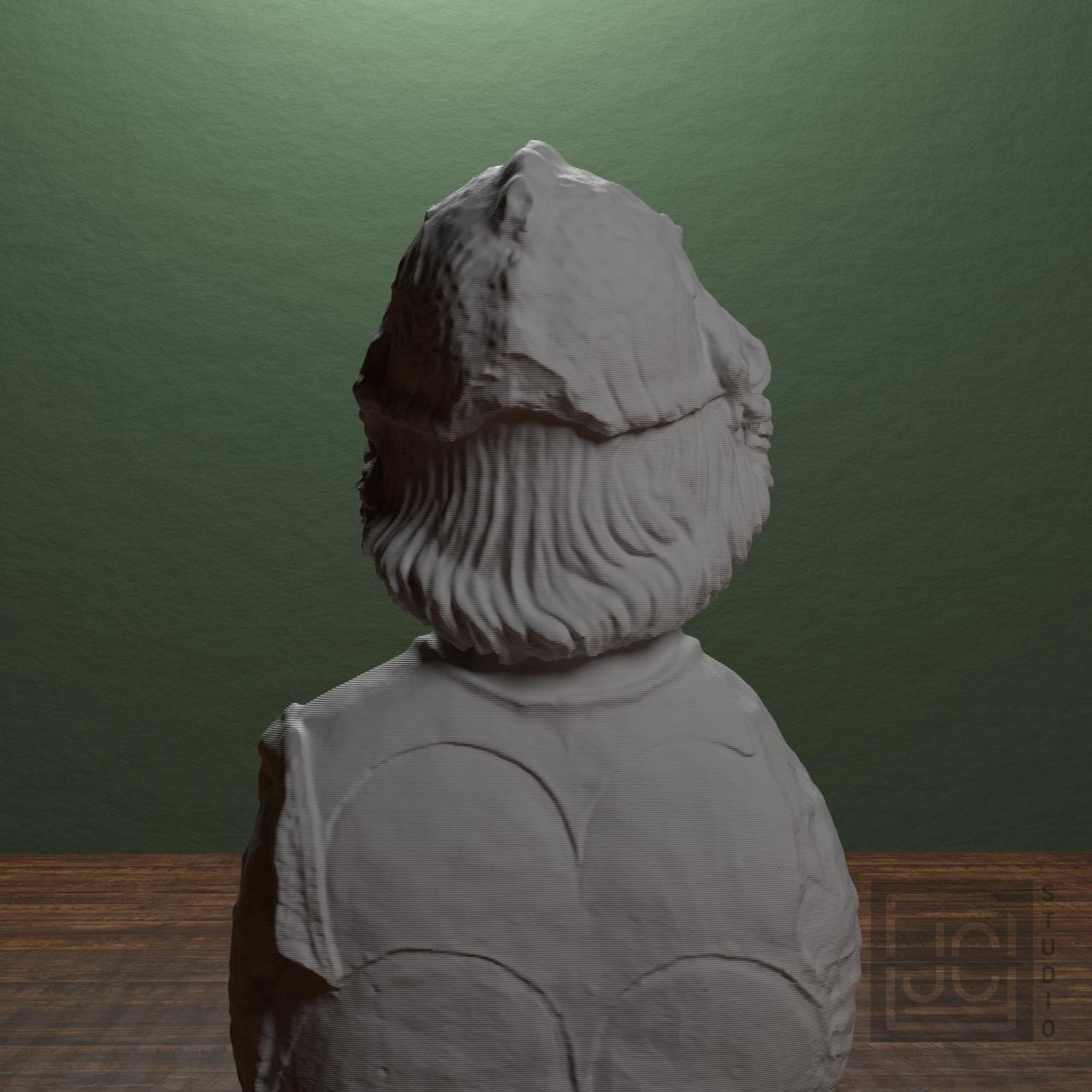 Helmet-clad man and chest harness with relief supplemental reference photo 3