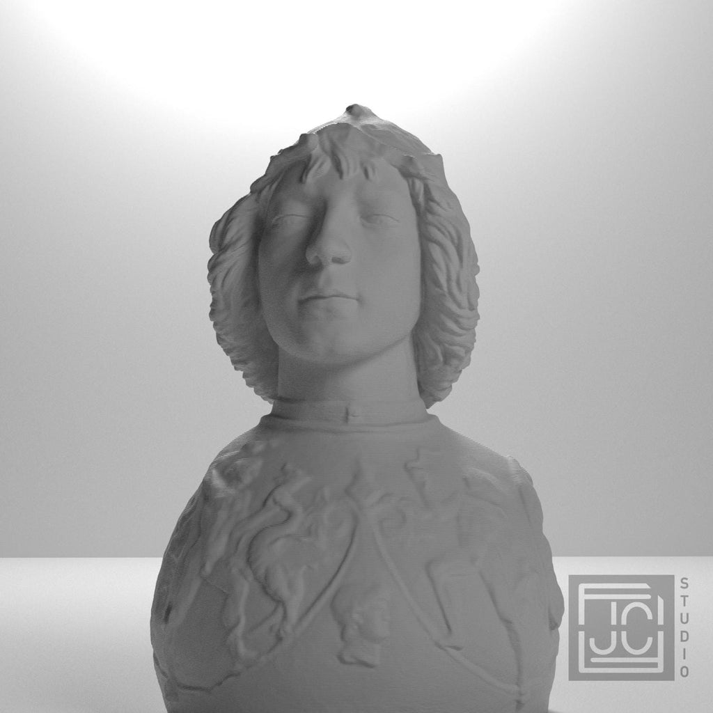 Helmet-clad man and chest harness with relief supplemental reference photo 5