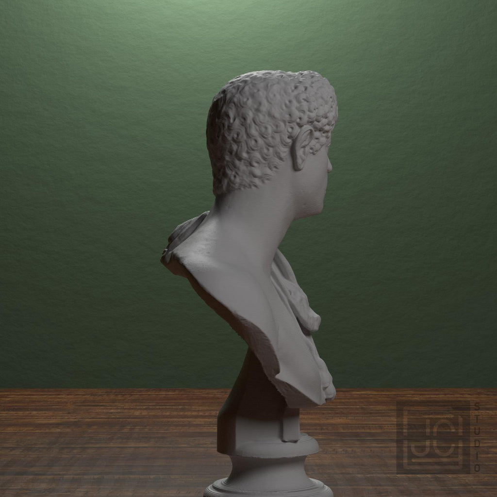 Portrait with panther skin over shoulder supplemental reference photo 2