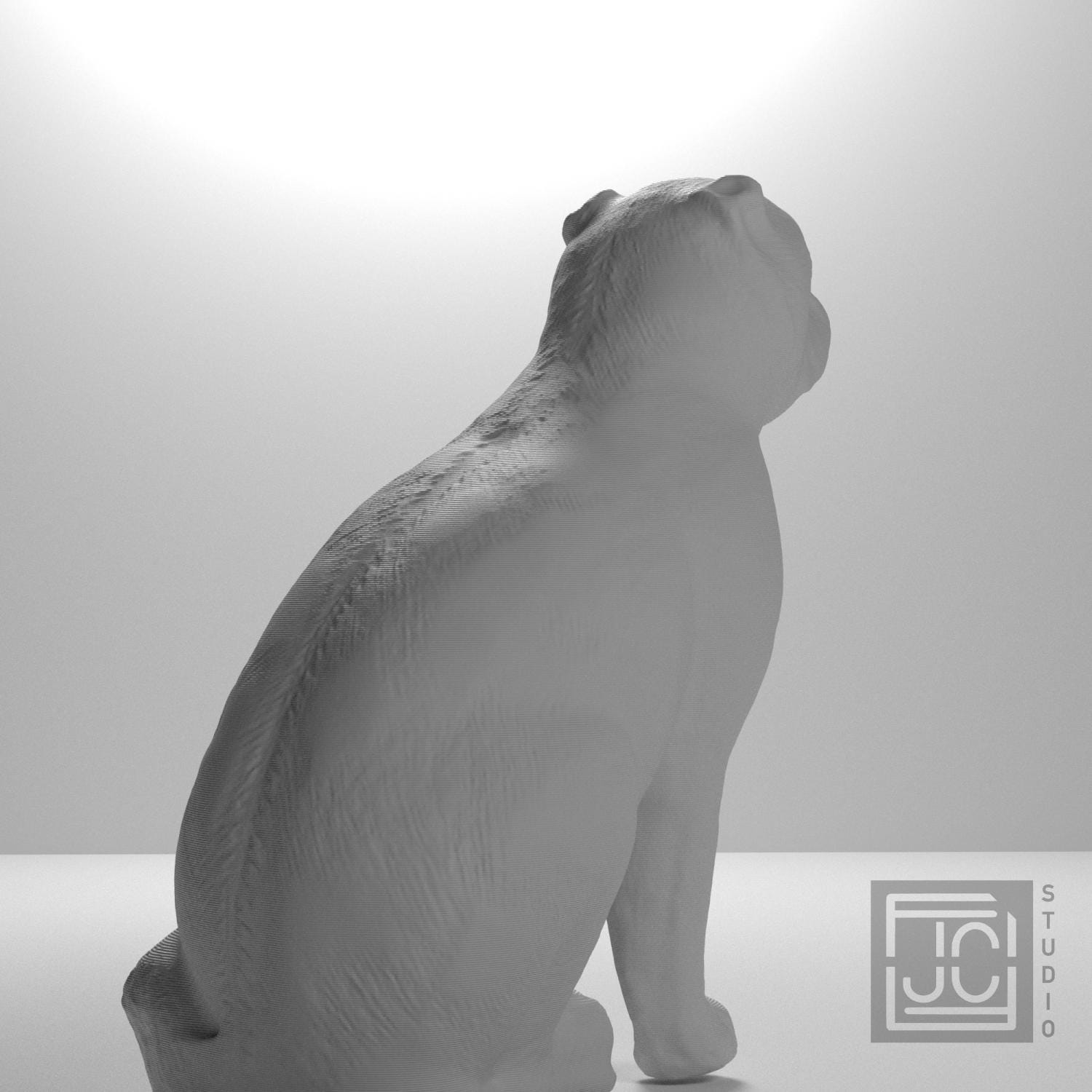 Chinese Porcelain Pug Dog A (One of a Pair) supplemental reference photo 8