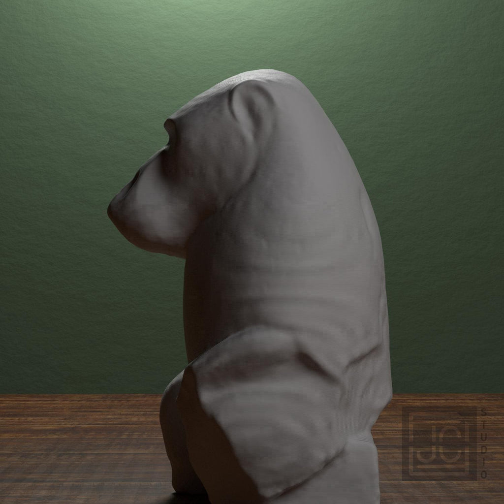 Statuette of a Baboon supplemental reference photo 4