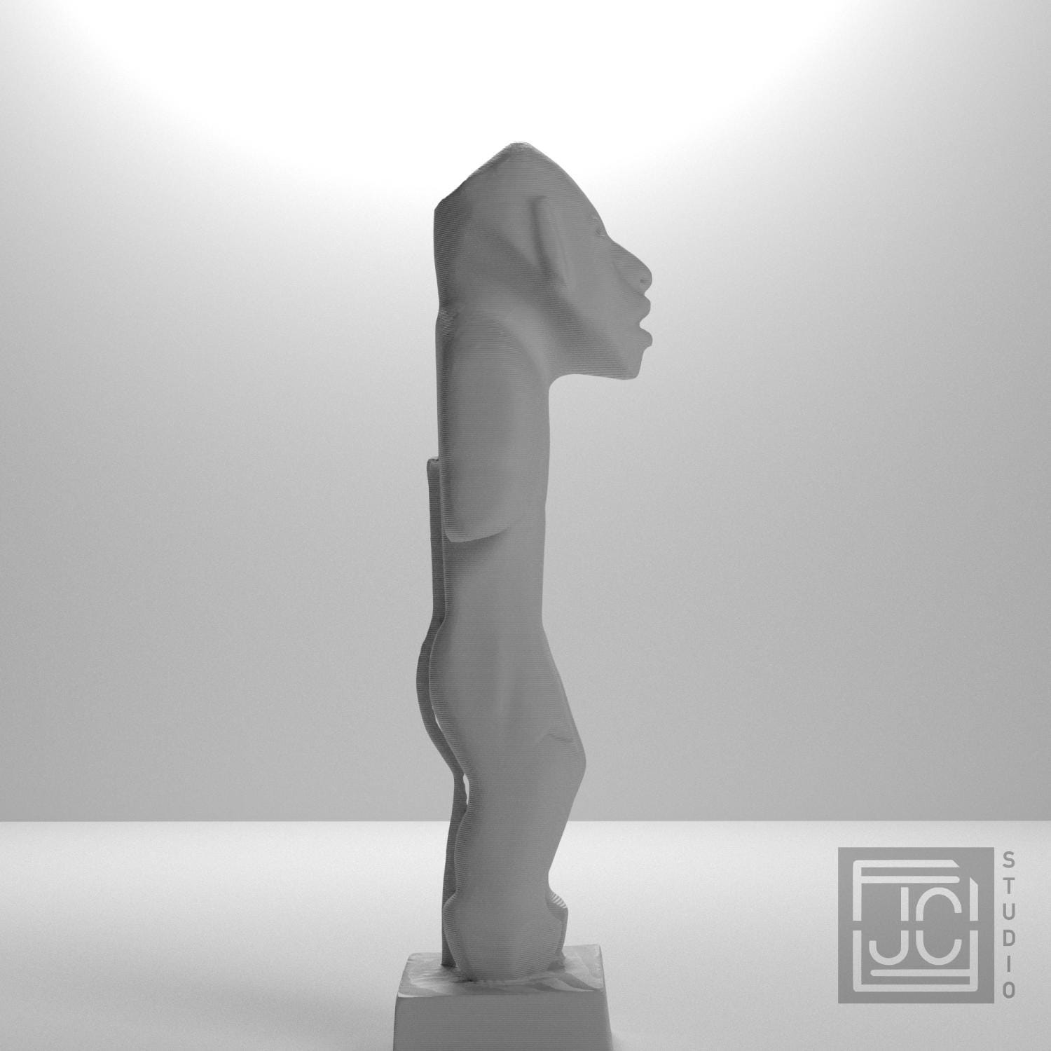 Sculpture Olmec Man supplemental reference photo 7