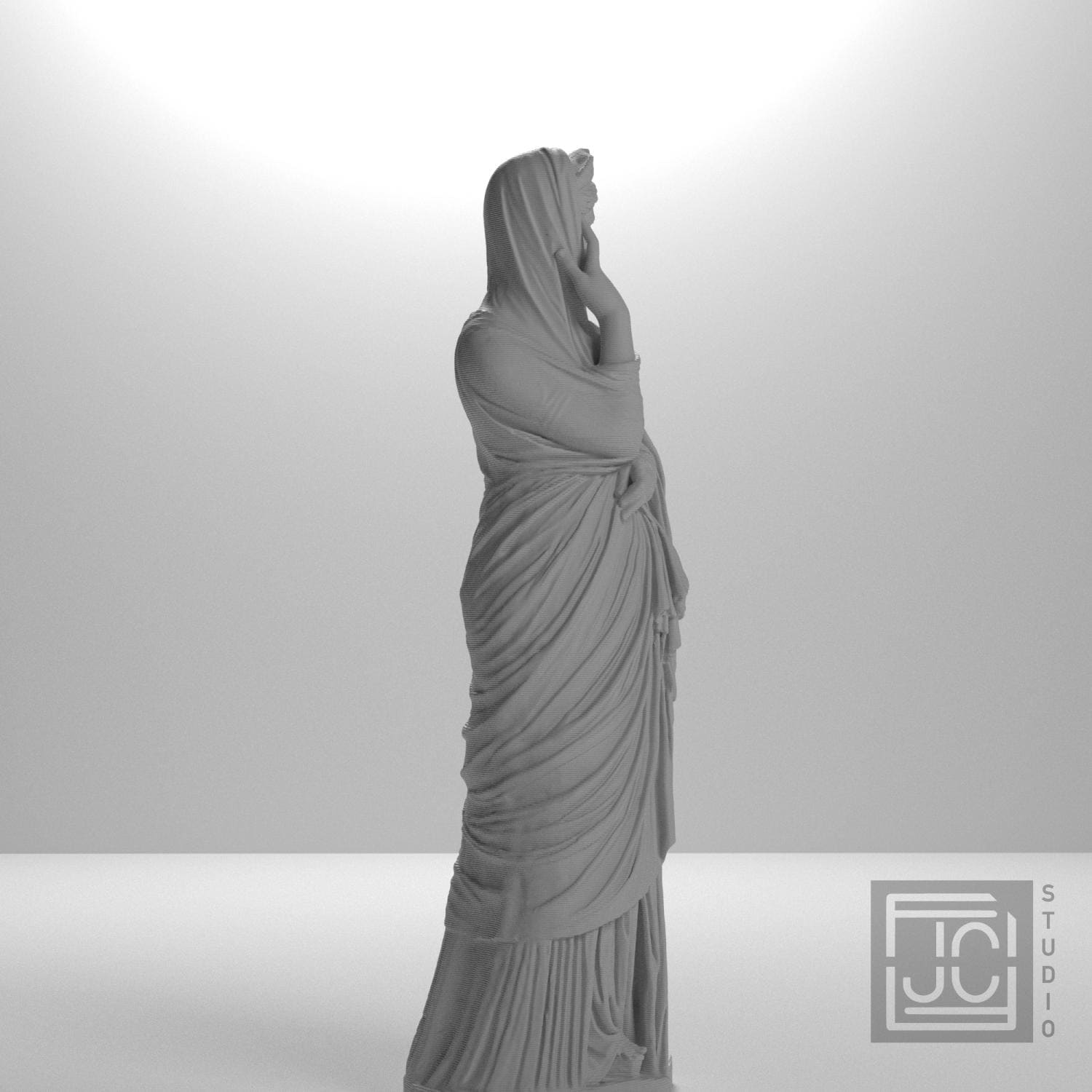 Statue of a woman the so-called 'Pudicitia' type supplemental reference photo 7
