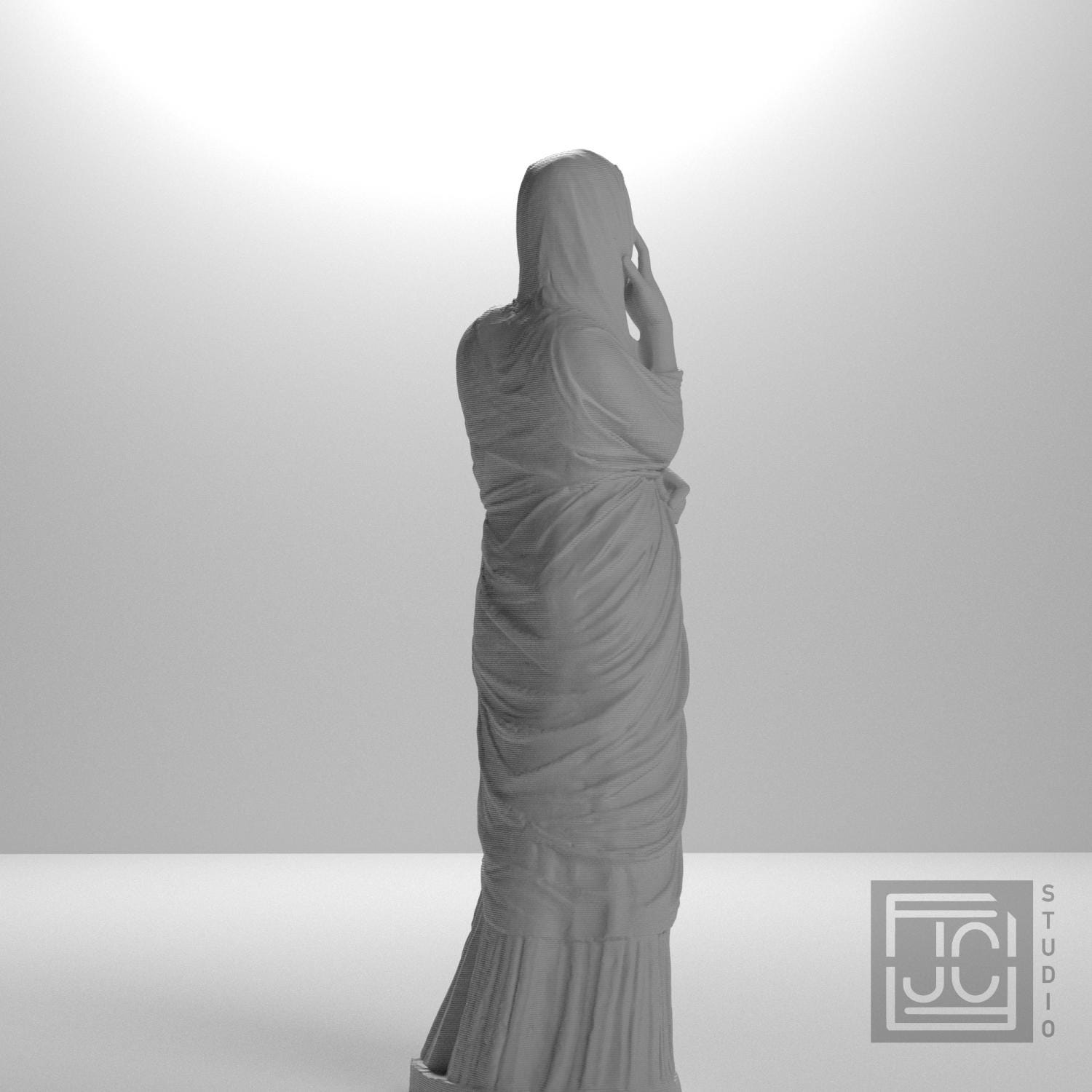 Statue of a woman the so-called 'Pudicitia' type supplemental reference photo 8