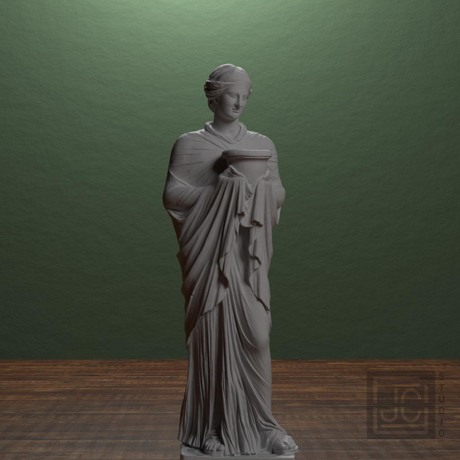 Statue of priestess or Muse supplemental reference photo 1