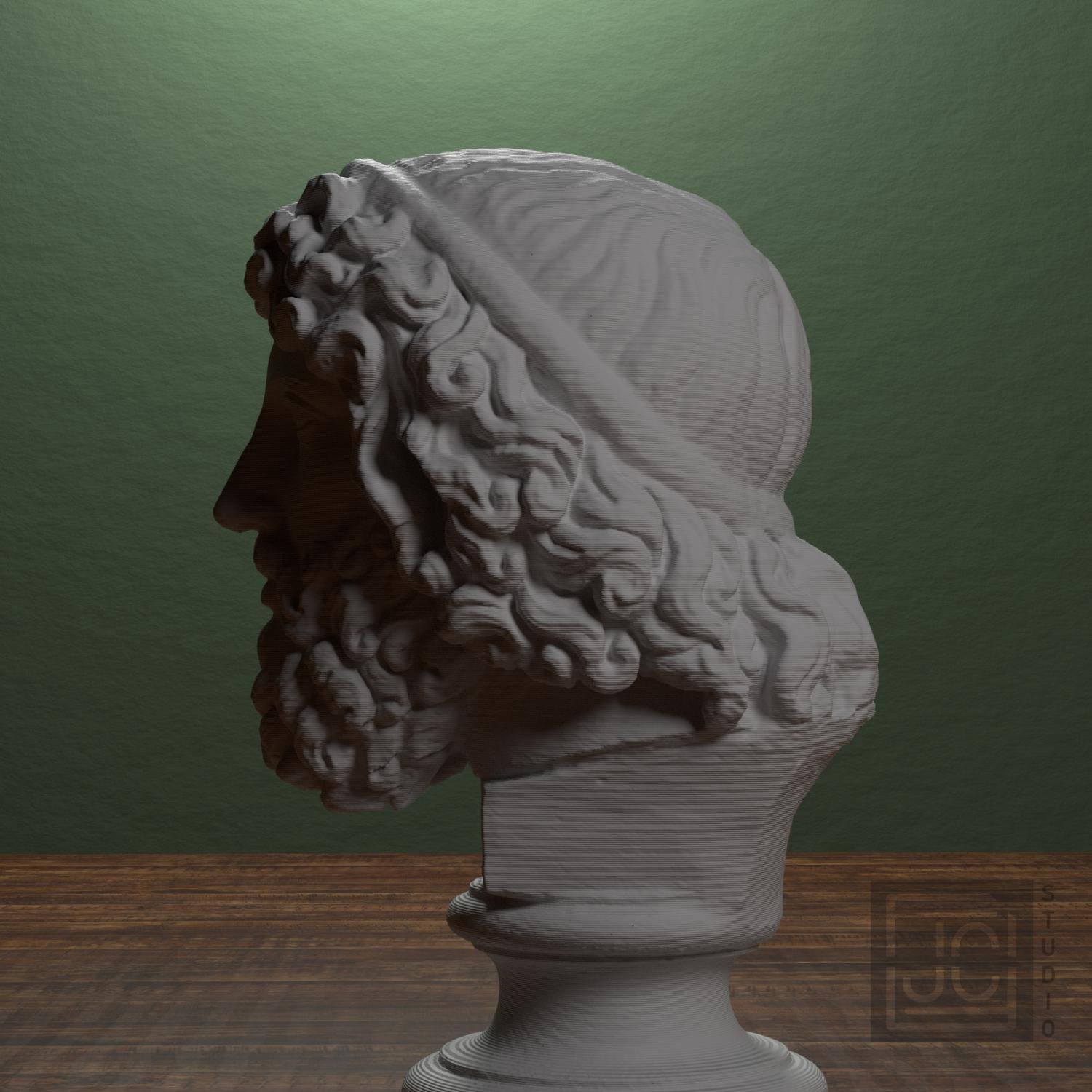 Bearded Deity Zeus supplemental reference photo 4