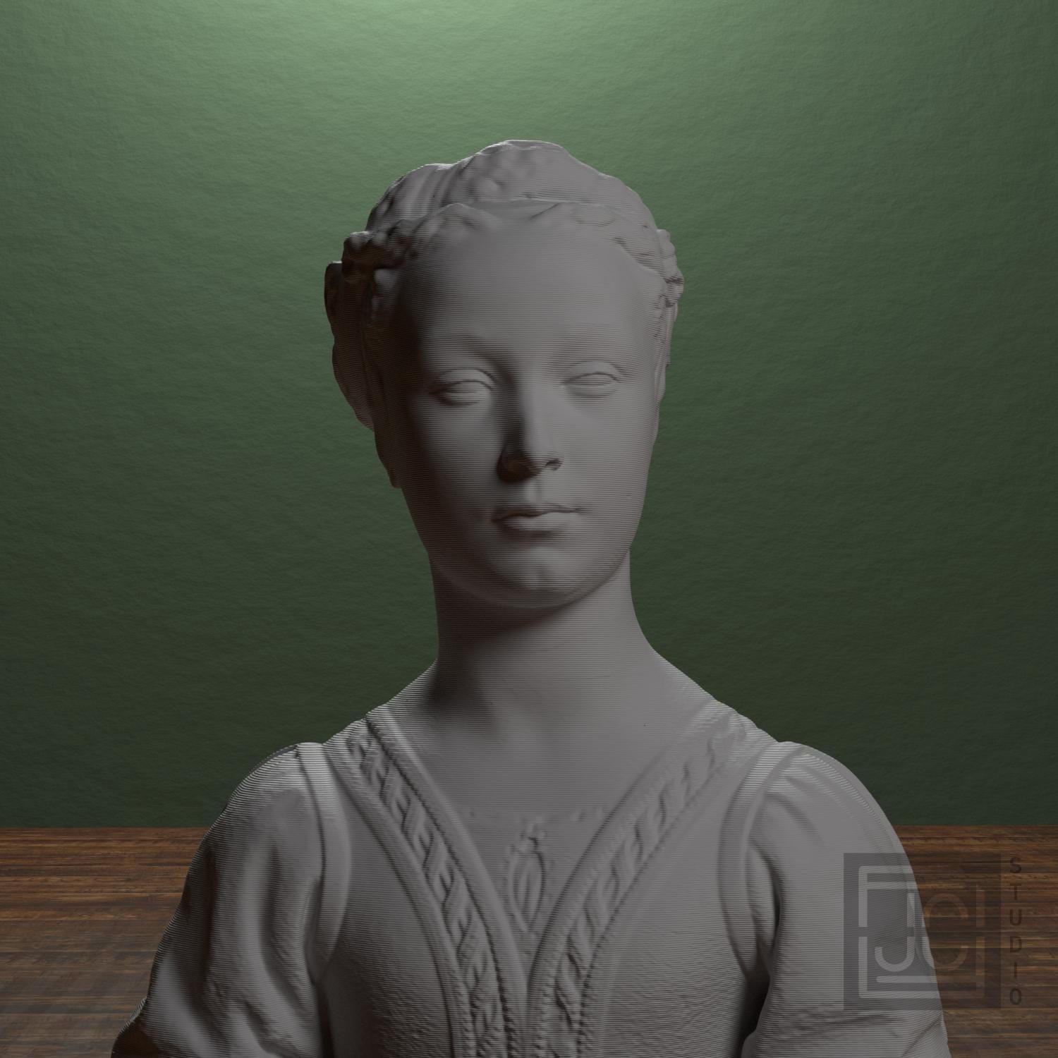Portrait of a young woman supplemental reference photo 1