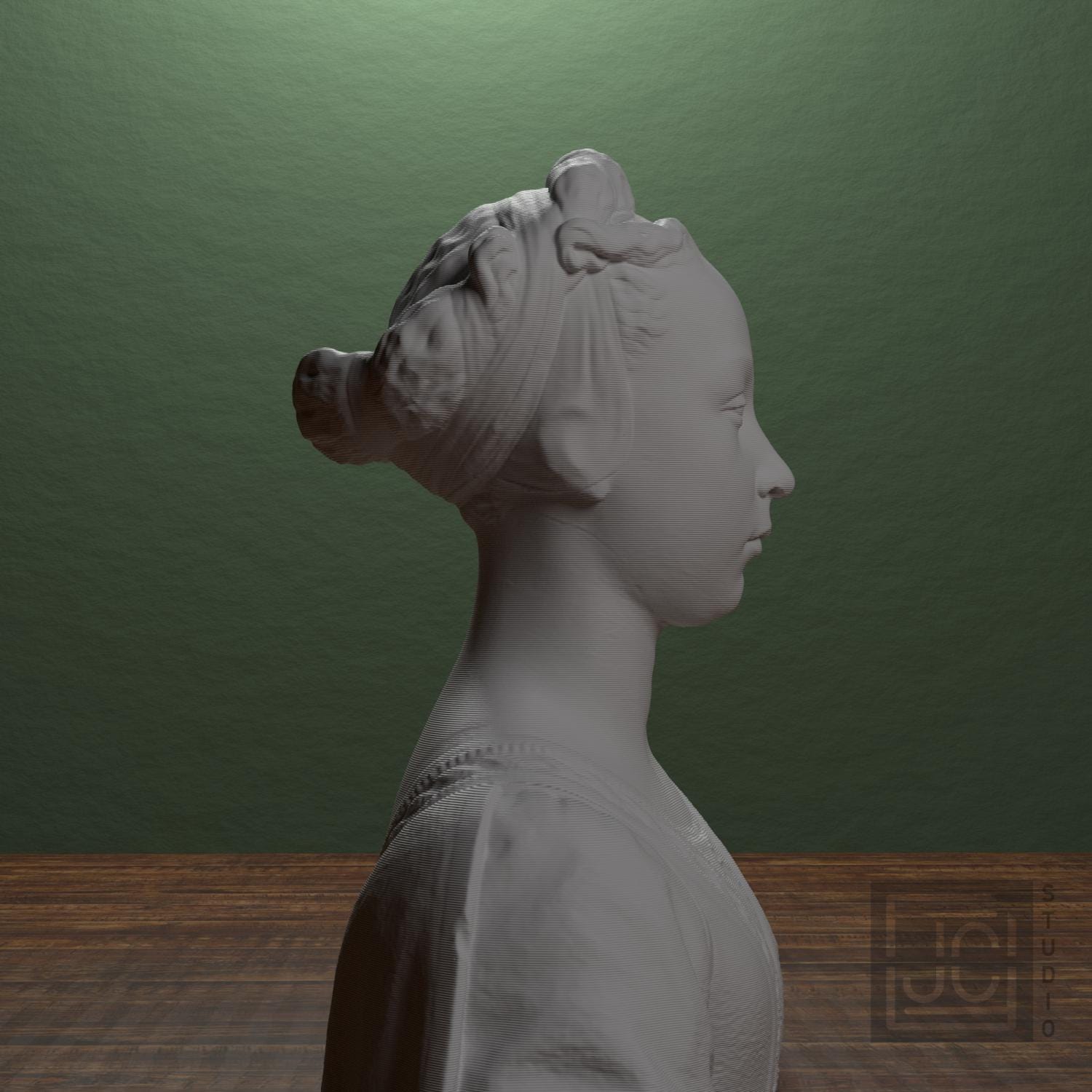 Portrait of a young woman supplemental reference photo 2