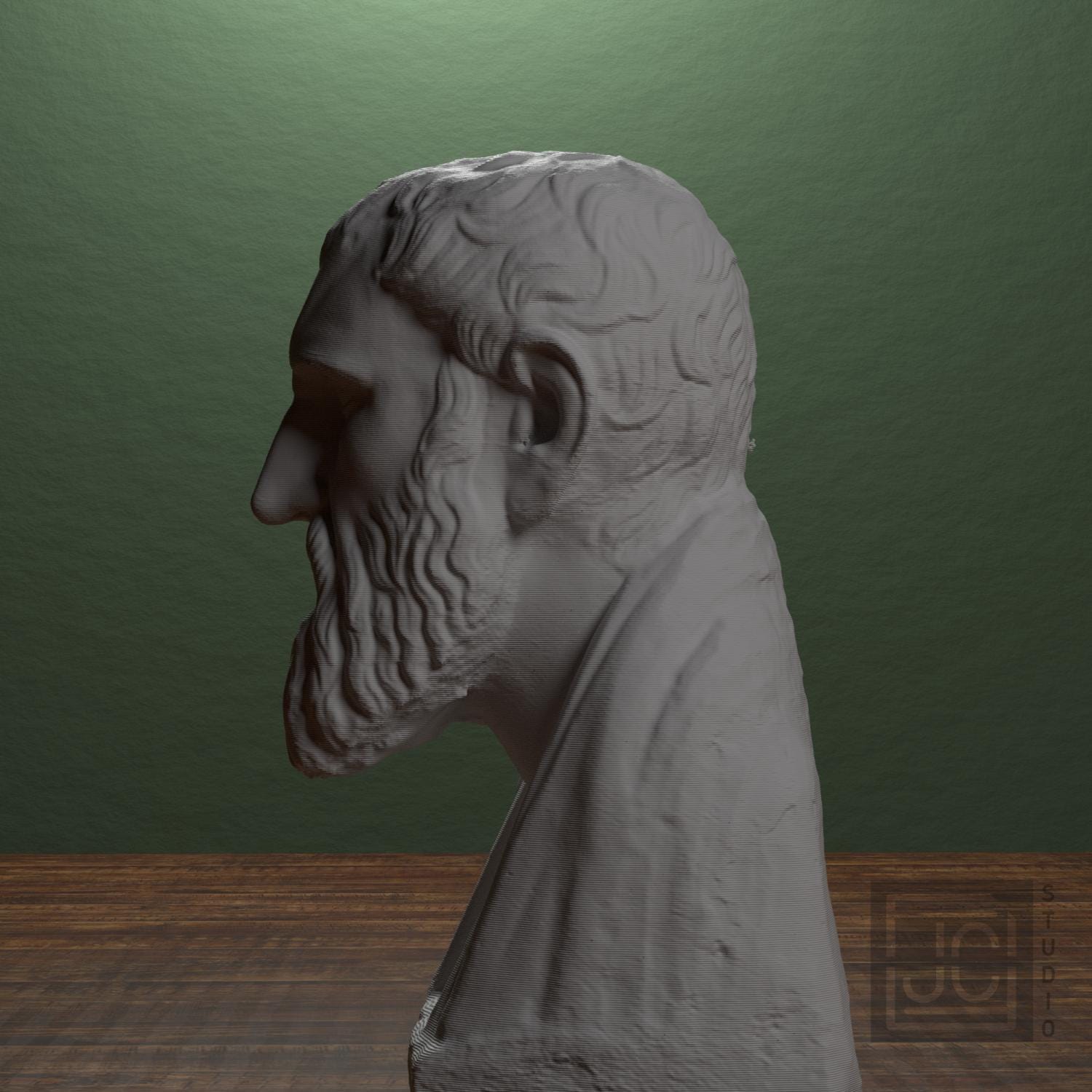 Portrait of Zeno of Kition Greek Philosopher supplemental reference photo 4