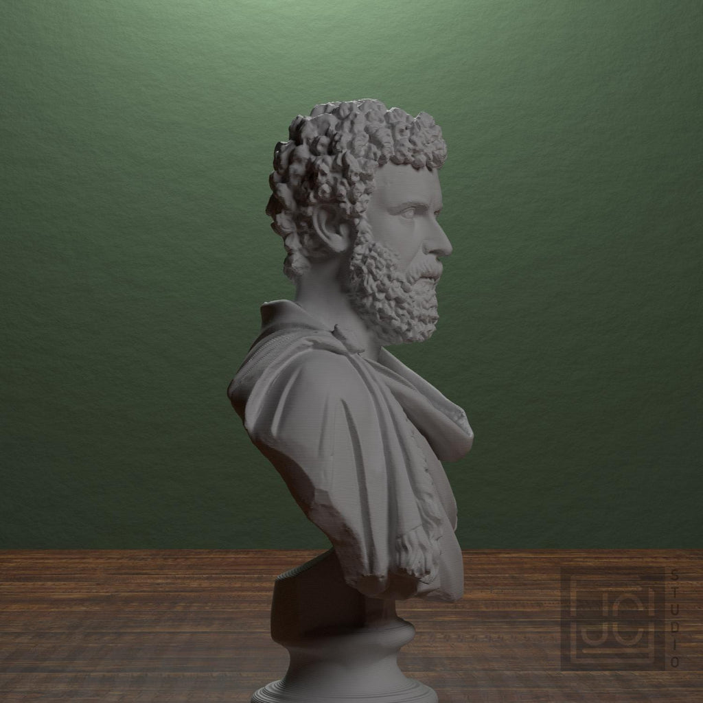 Draped bust of a man formerly known as Clodius Albinus supplemental reference photo 2
