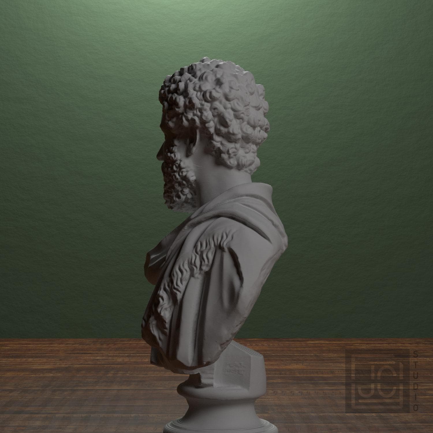 Draped bust of a man formerly known as Clodius Albinus supplemental reference photo 4