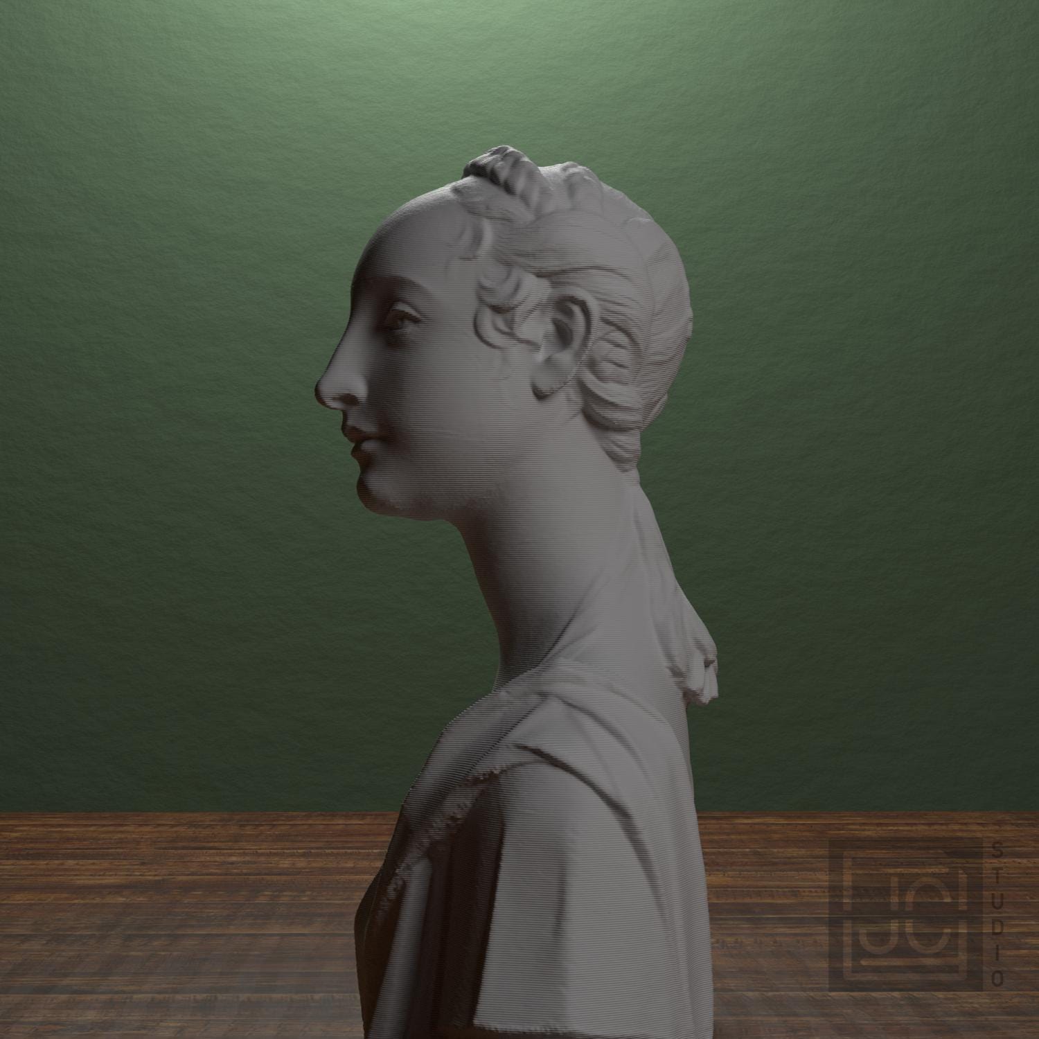 Portrait of a young girl supplemental reference photo 4
