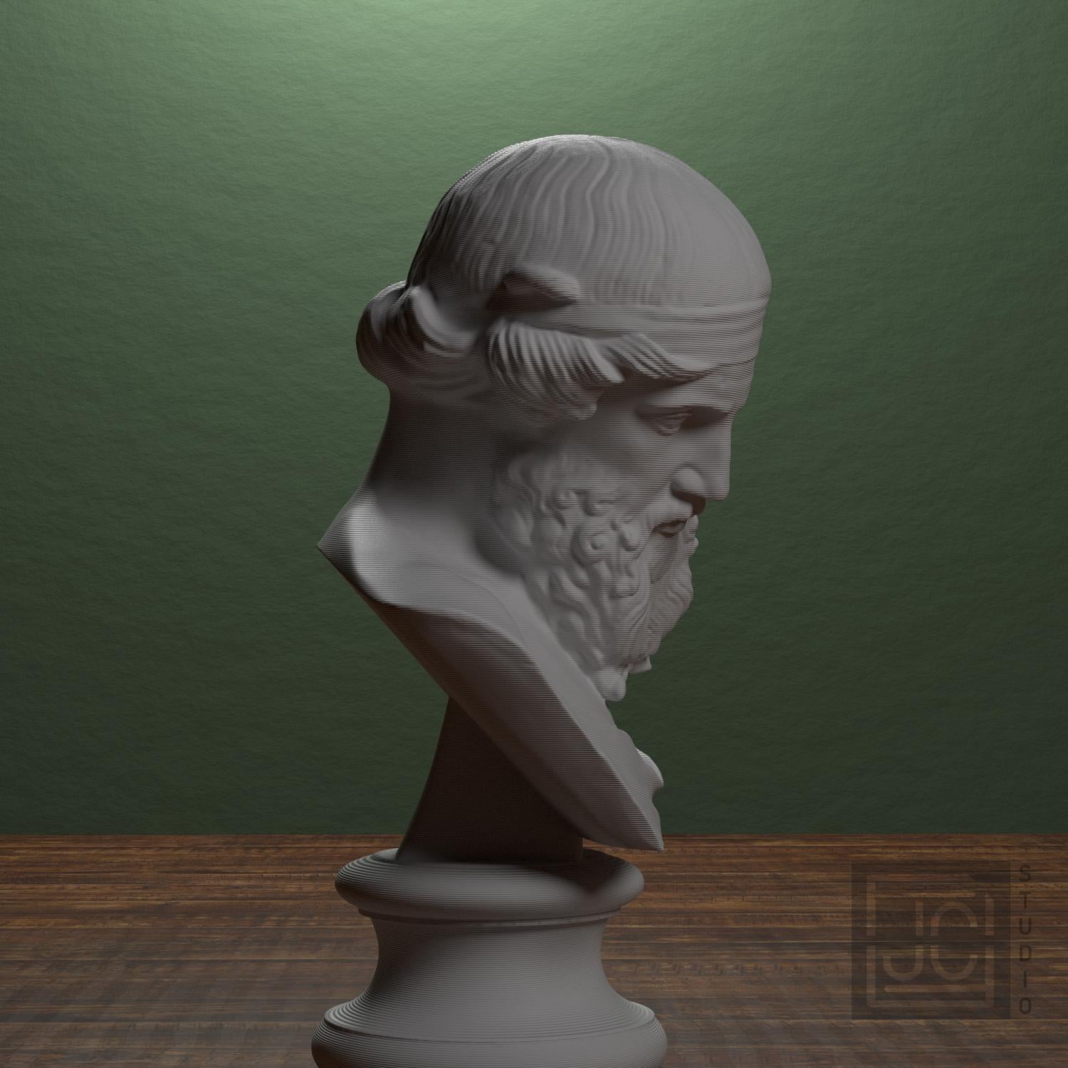 Bust of Dionysus Priapus Plato or Poseidon supplemental reference photo 2