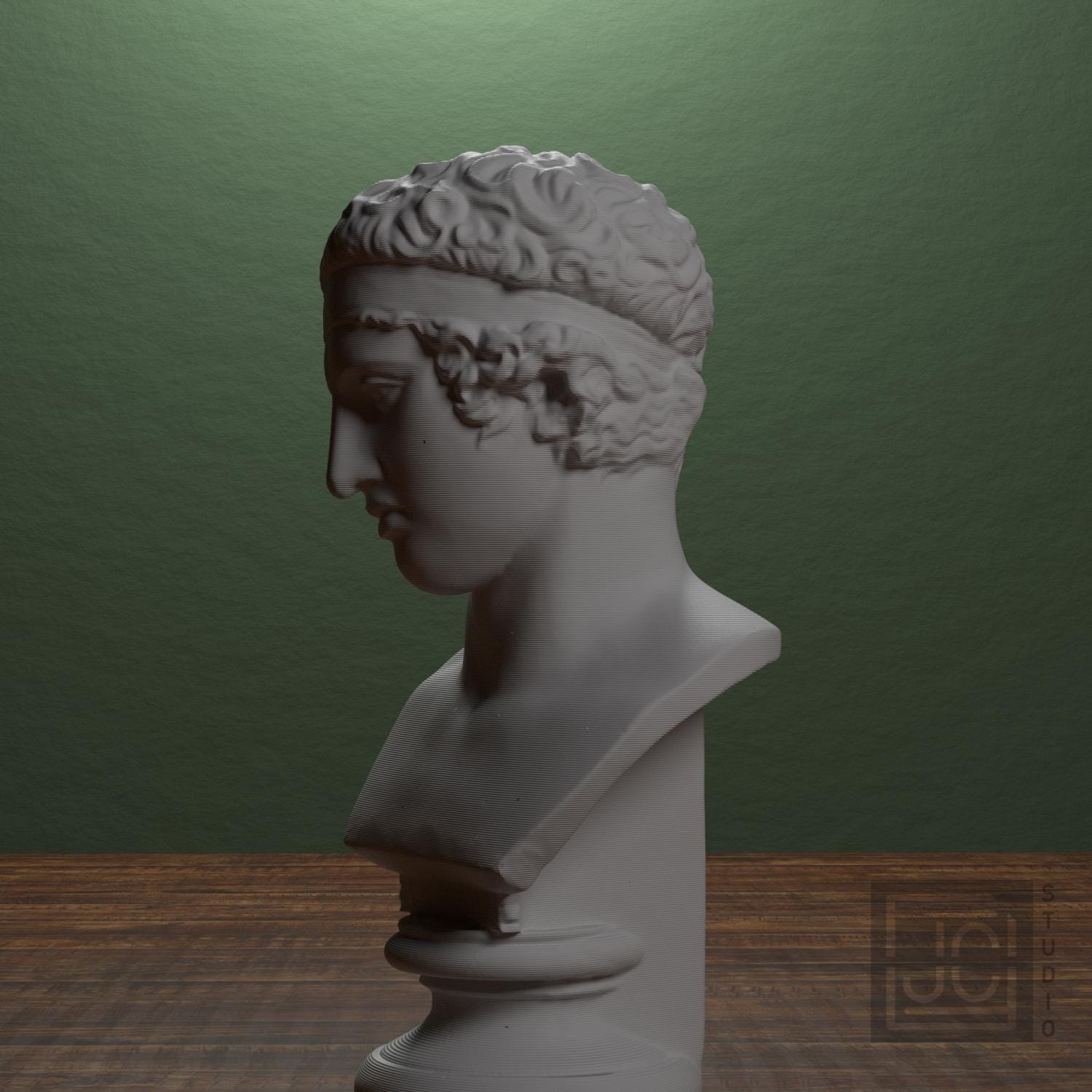 Bust of The Diadumenos type supplemental reference photo 4