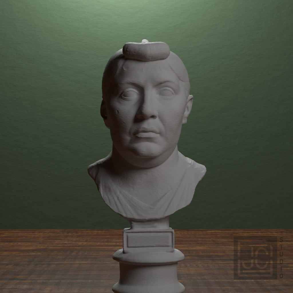 Bust of an elderly Roman woman supplemental reference photo 1