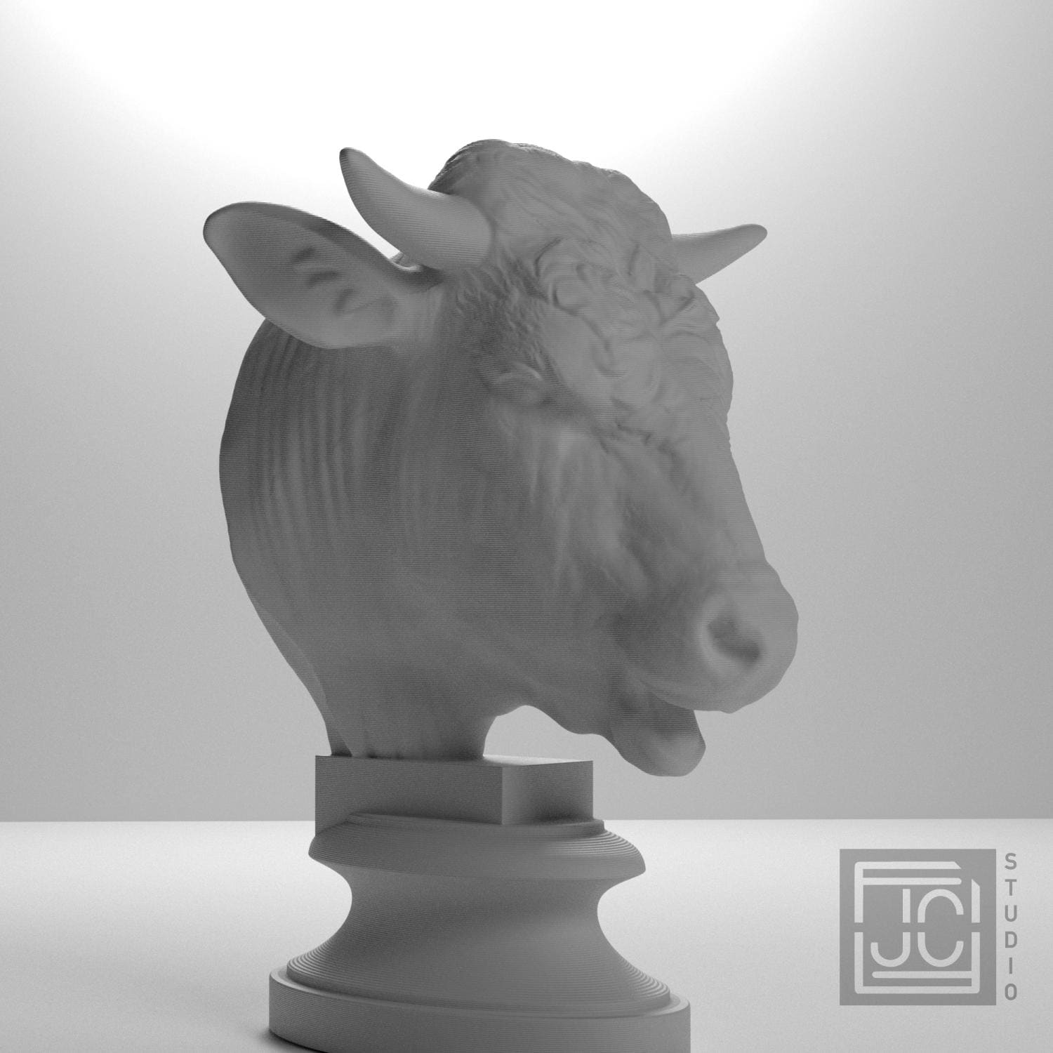 Head of a Bull supplemental reference photo 6
