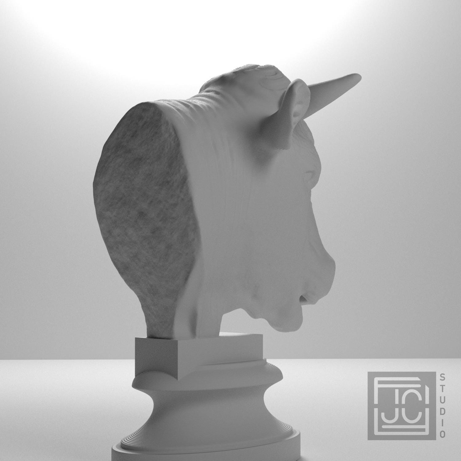 Head of a Bull supplemental reference photo 8