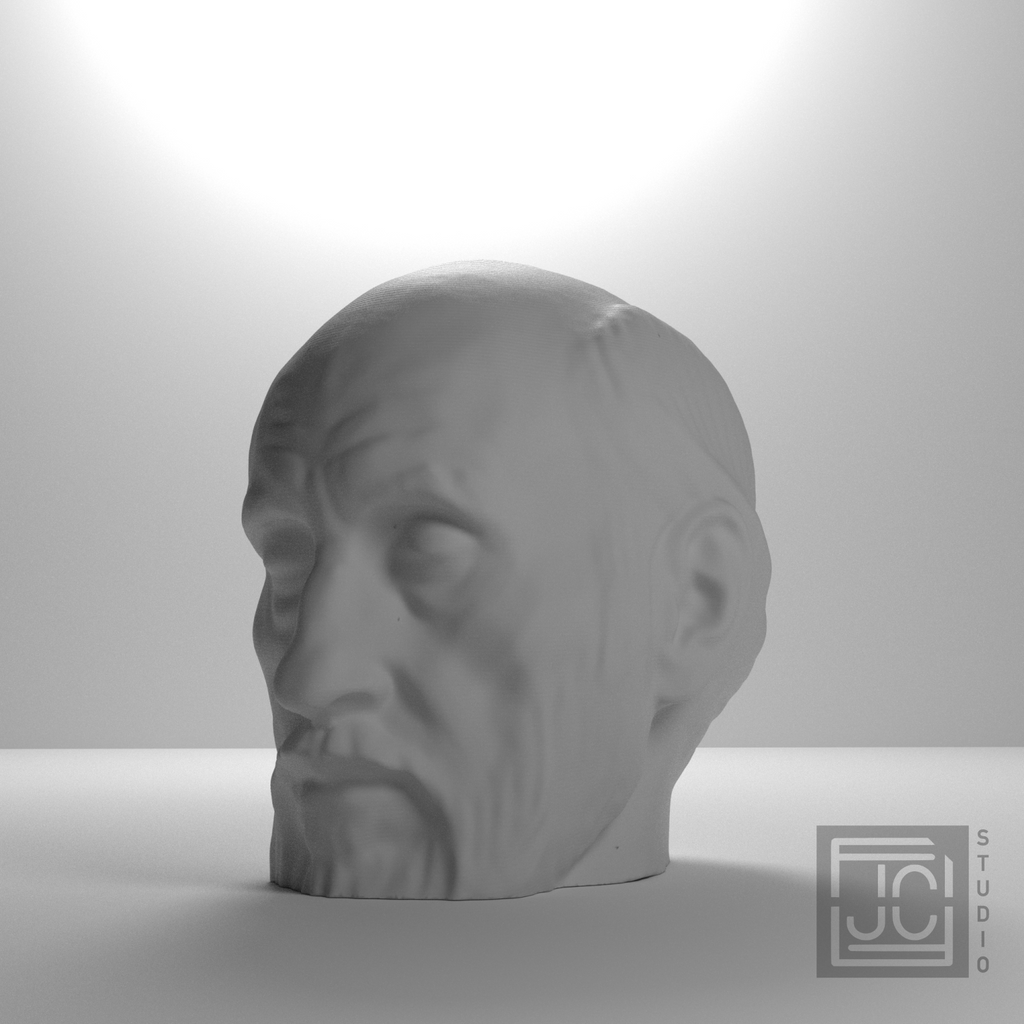 Santiago Ramón y Cajal Portrait Head, view 9