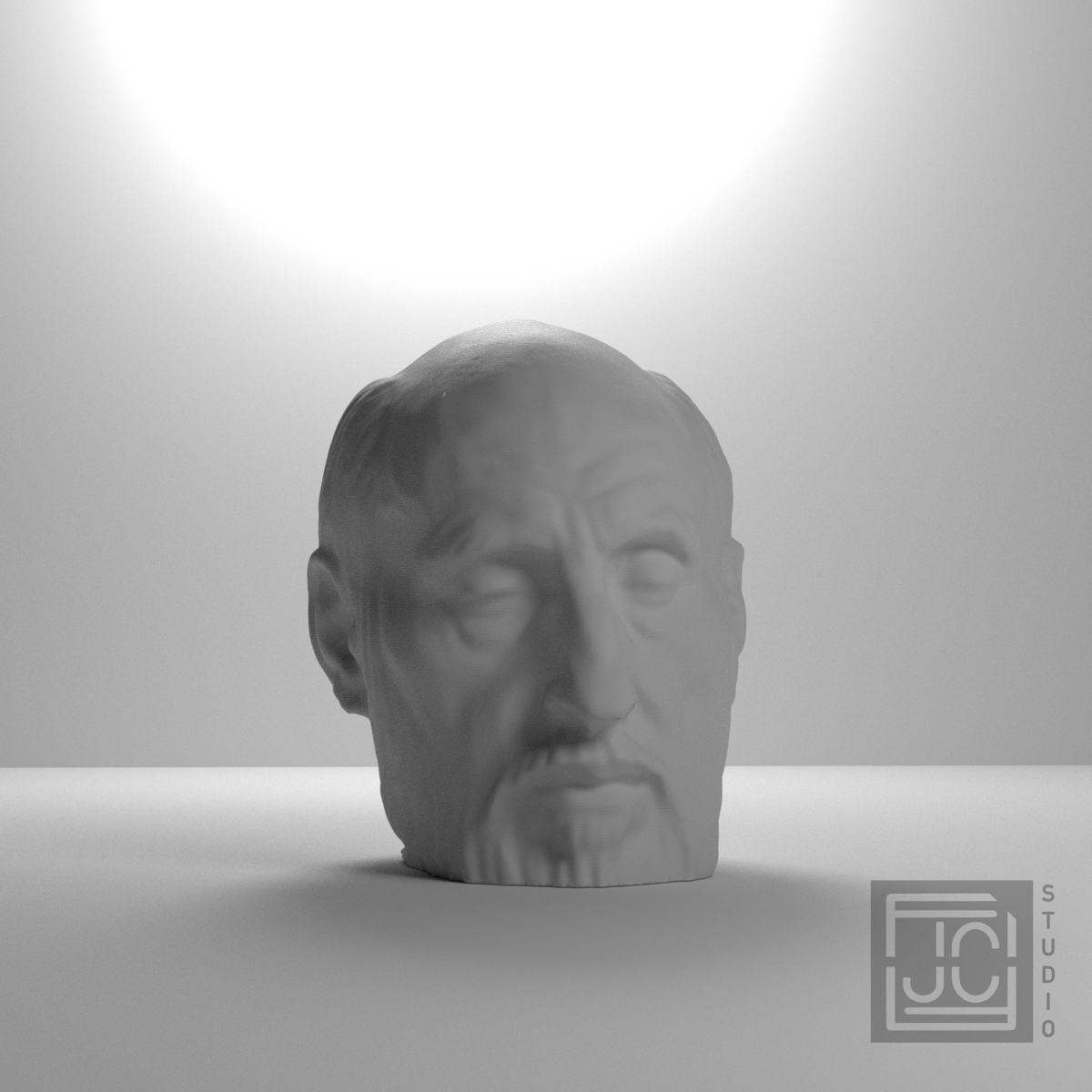 Santiago Ramón y Cajal Portrait Head, view 10
