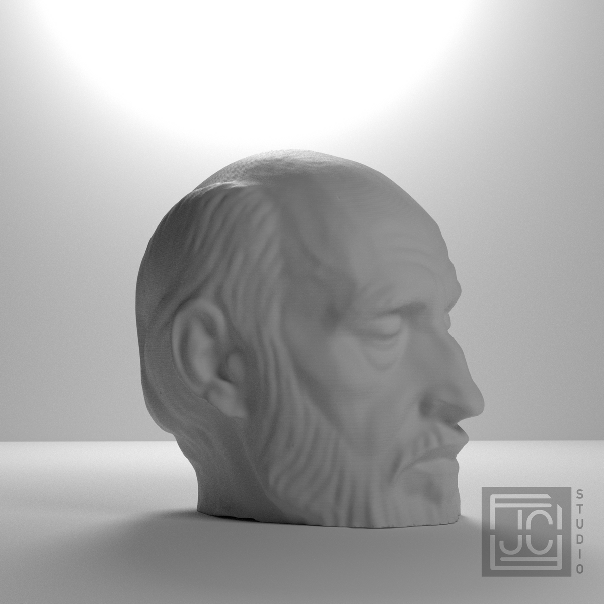 Santiago Ramón y Cajal Portrait Head, view 11