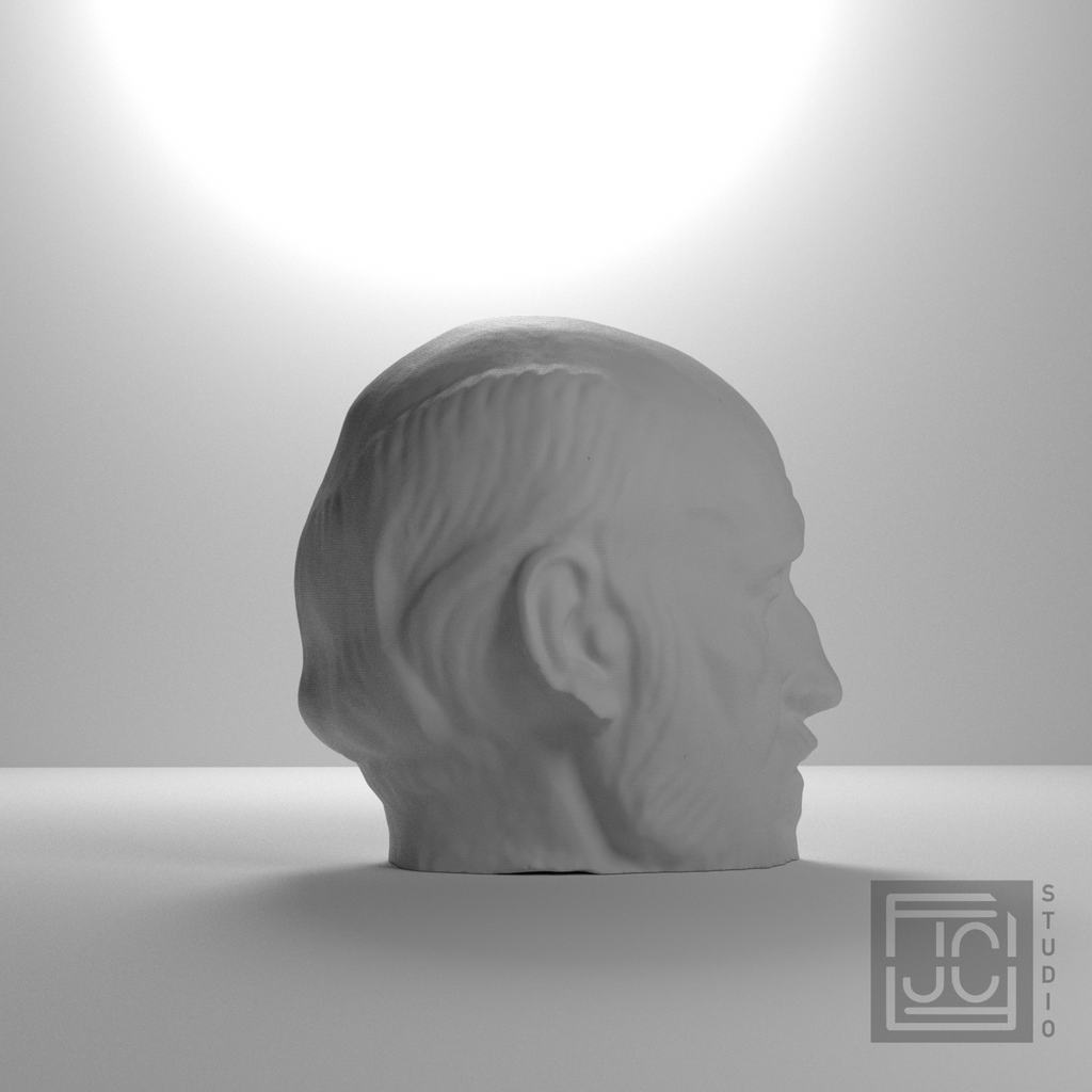 Santiago Ramón y Cajal Portrait Head, view 12